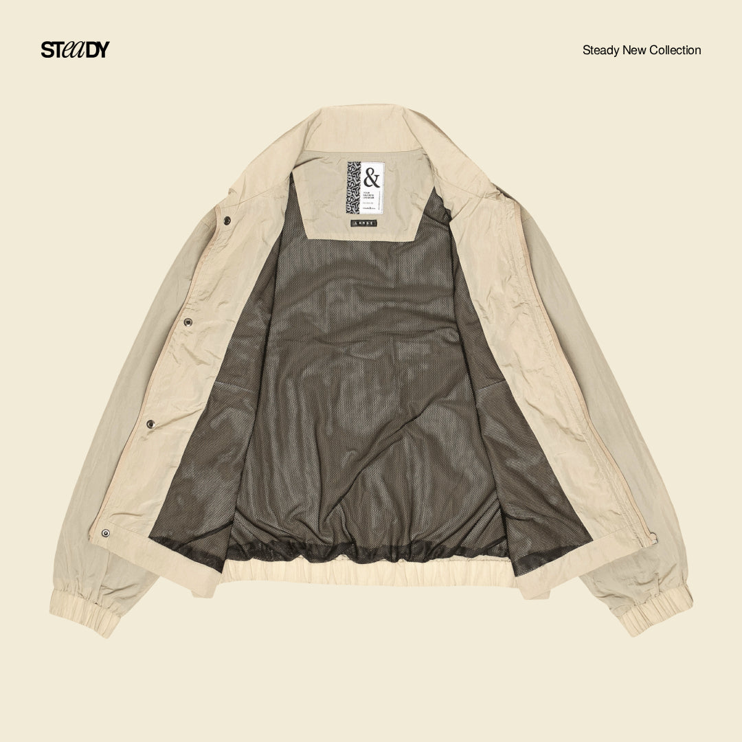 Jack Windbreaker Jacket - Beige