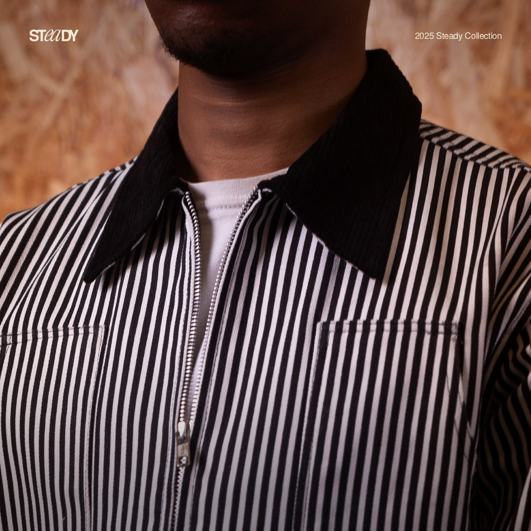Voight Carpenter Jacket - Black Stripe