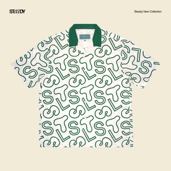 Vacation Pattern Shirt - Green