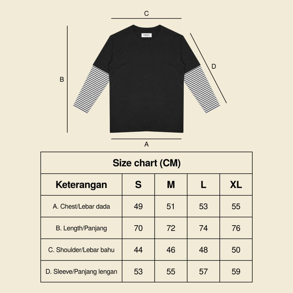 Kurt Double Layer T-Shirt - Grey Army Green