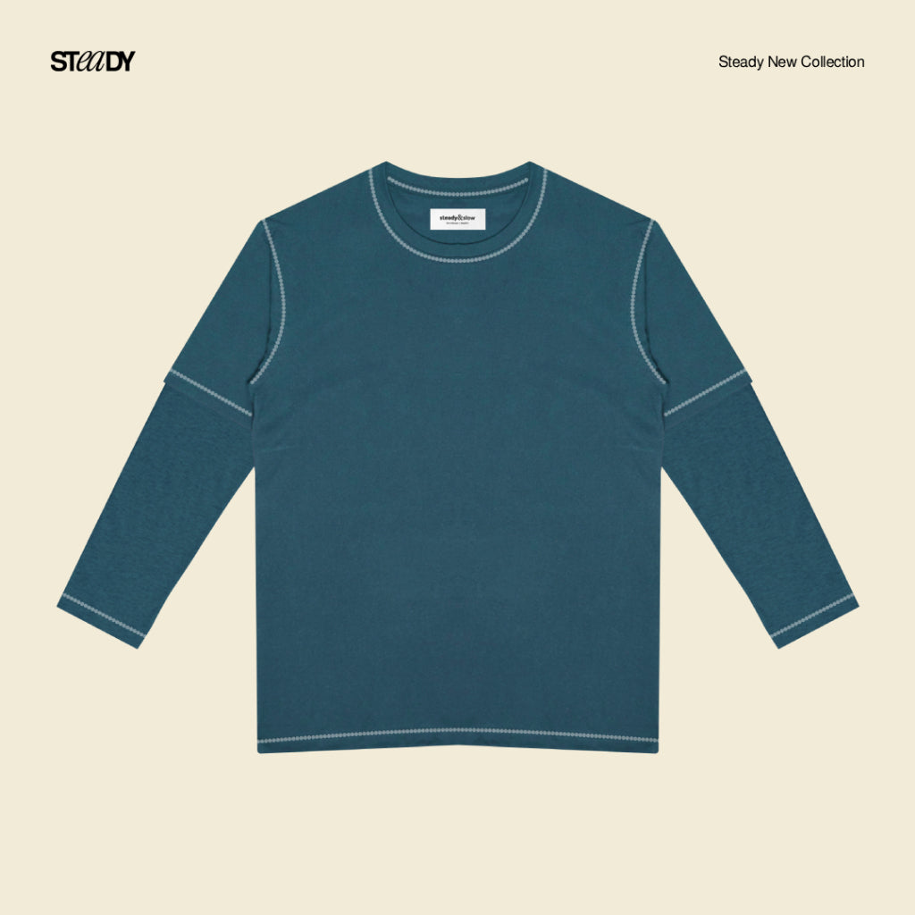 Kurt Double Layer T-Shirt 2.0 - Atlantic Sea