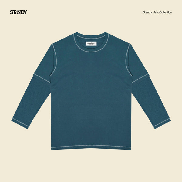 Kurt Double Layer T-Shirt 2.0 - Atlantic Sea