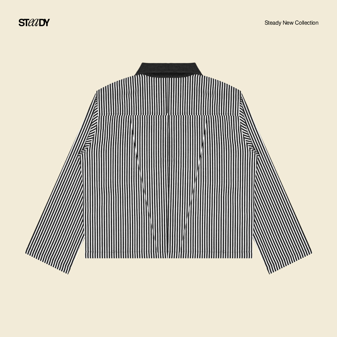 Voight Carpenter Jacket - Black Stripe