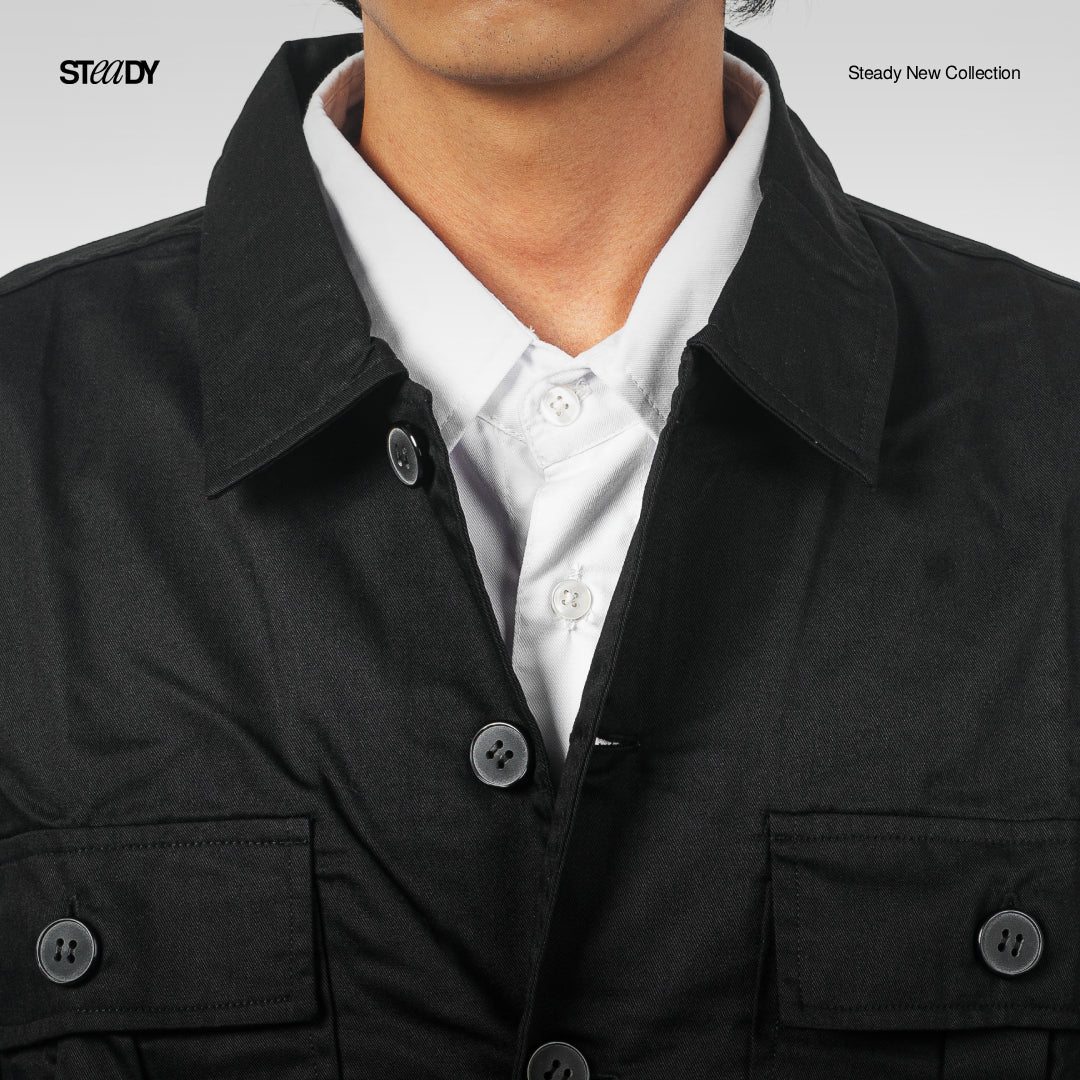 Norm Shirt Jacket - Black