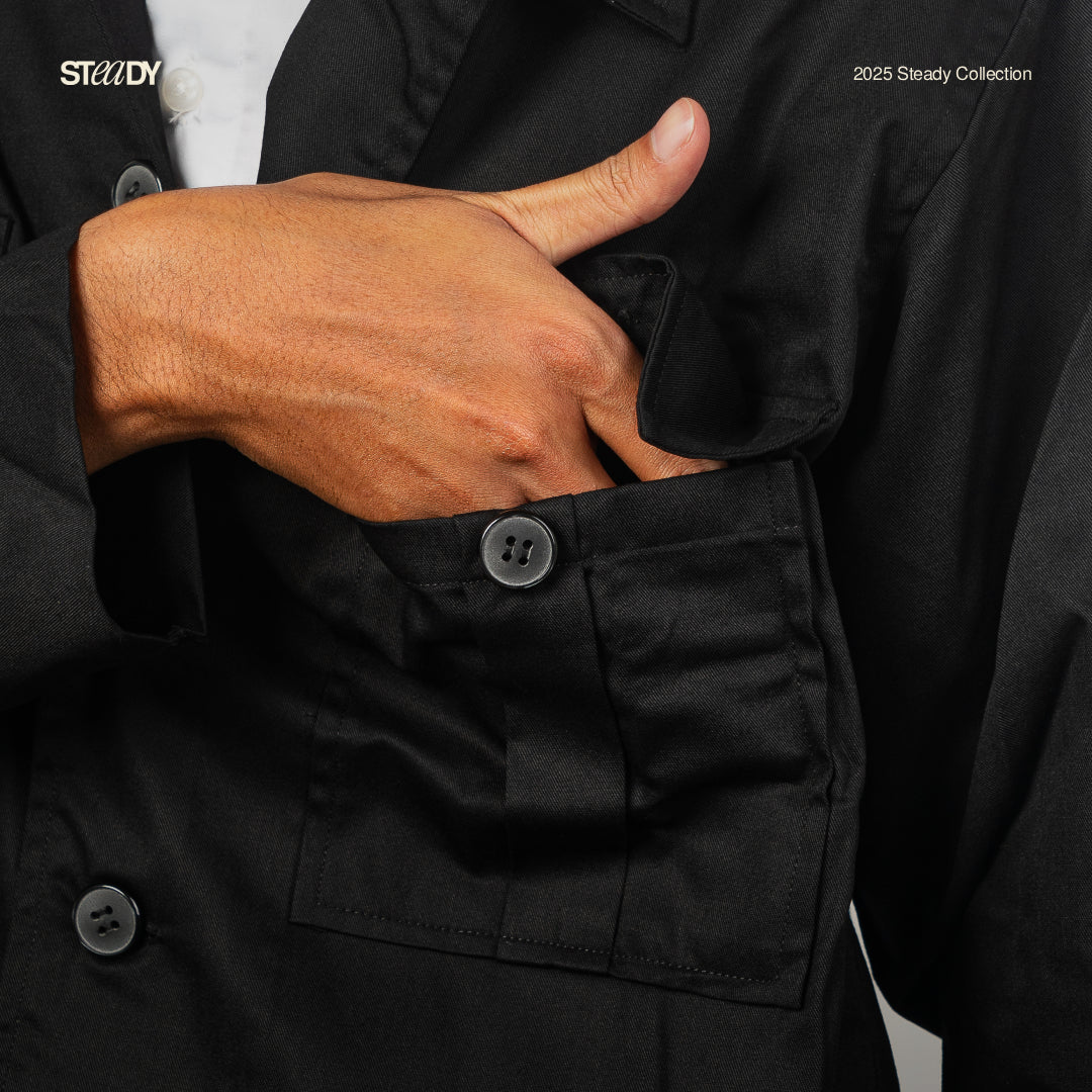 Norm Shirt Jacket - Black