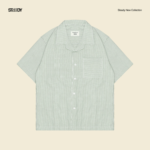 Vacation Crinkle Shirt - Sage