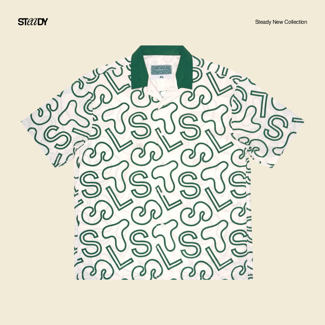 Vacation Pattern Shirt - Green