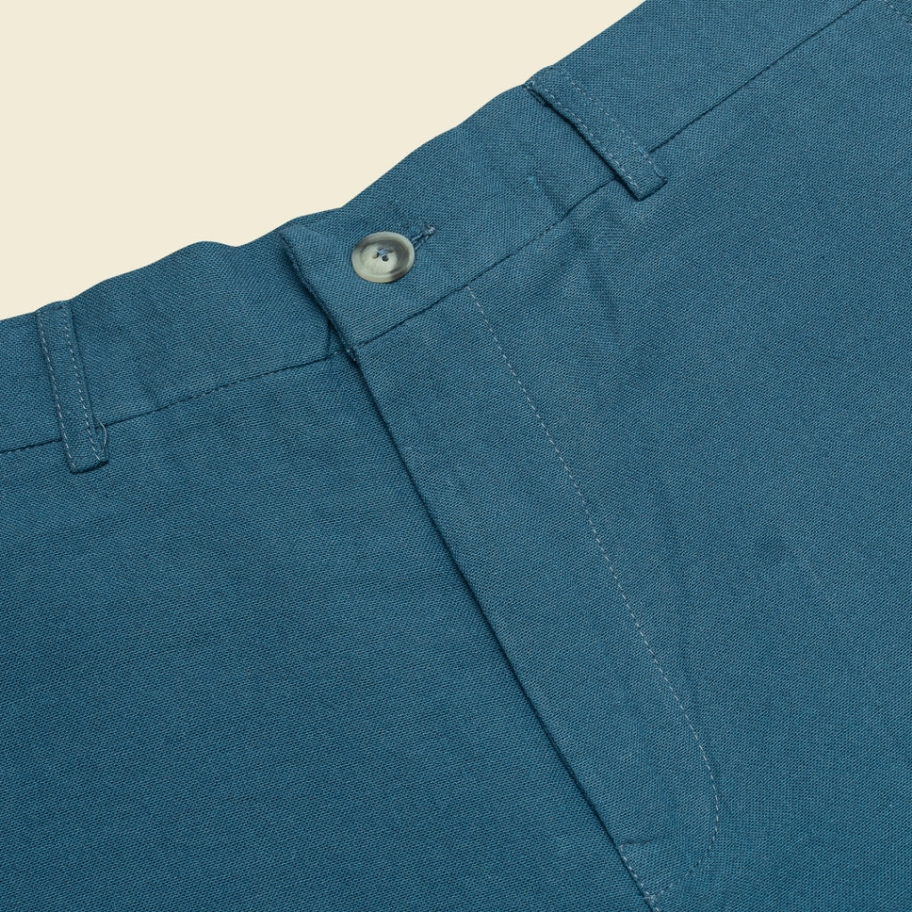 Linen Short - Navy