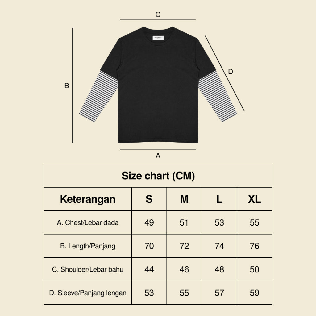 Kurt Double Layer T-Shirt -  Army Green Grey
